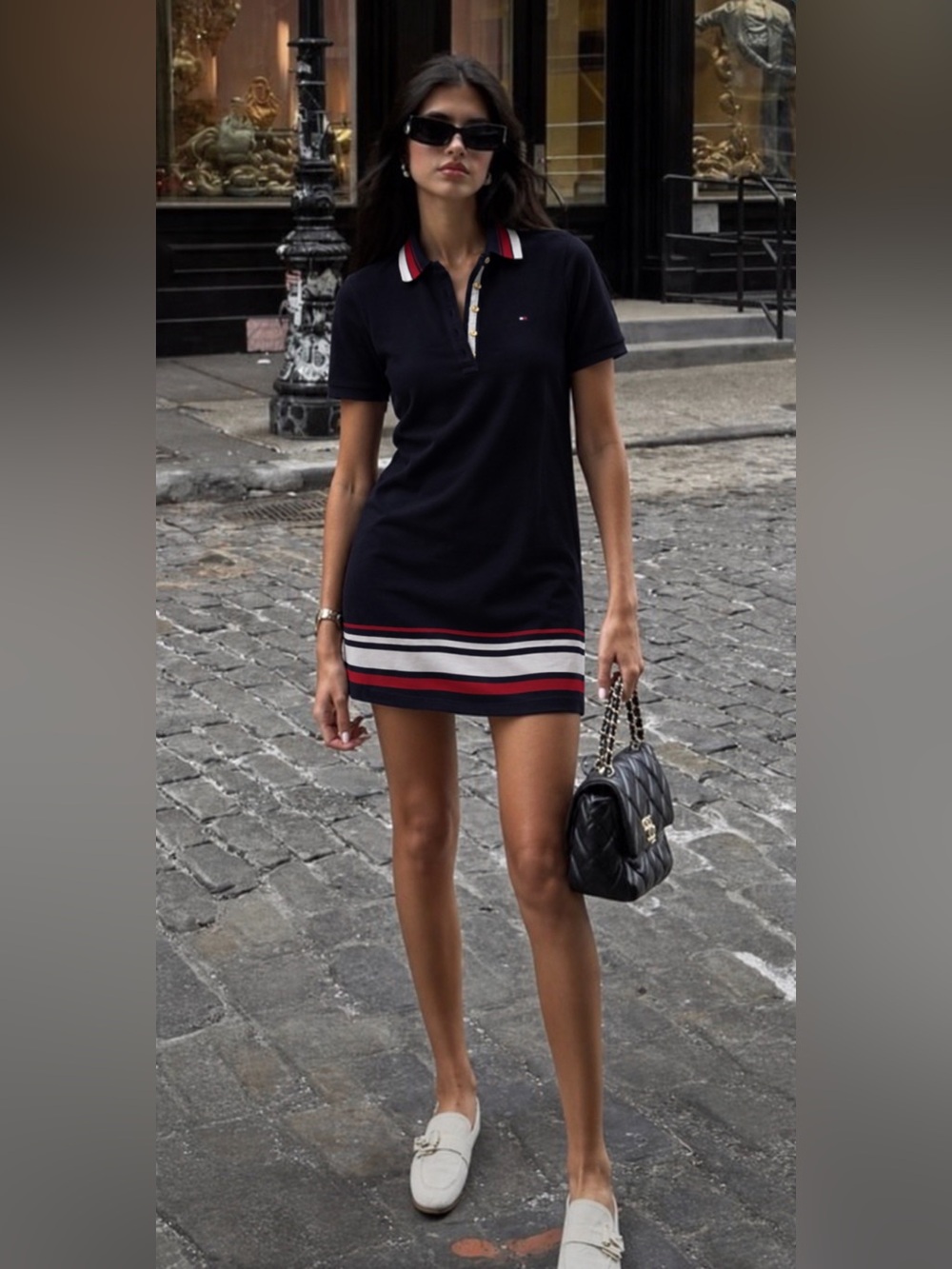 Tommy Hilfiger - Red/Blue Polo Dress